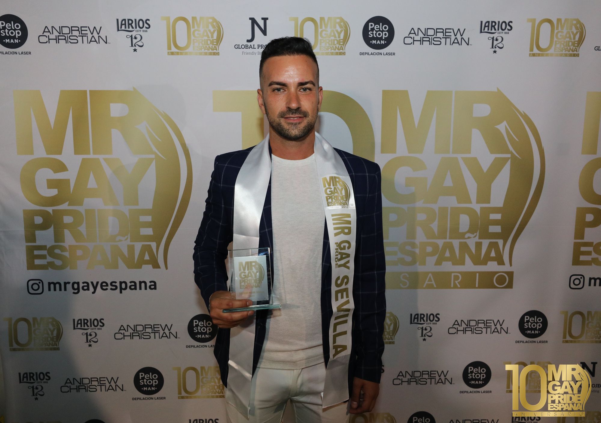 José Antonio Polvillo, nuevo Mr. Gay Pride Sevilla 2017 – Mr Gay España