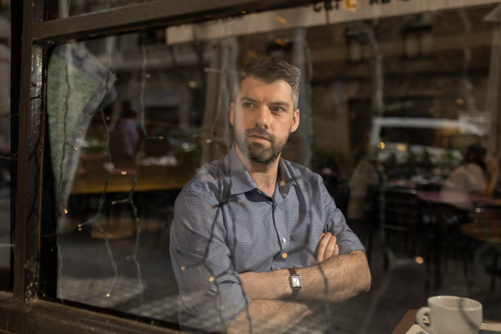 David Moragas en el Cafè Adonis. Foto by Massimiliano Minocri