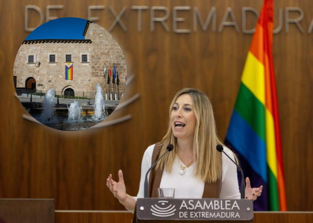 Maria Guardiola en la Asamblea de Extremadura